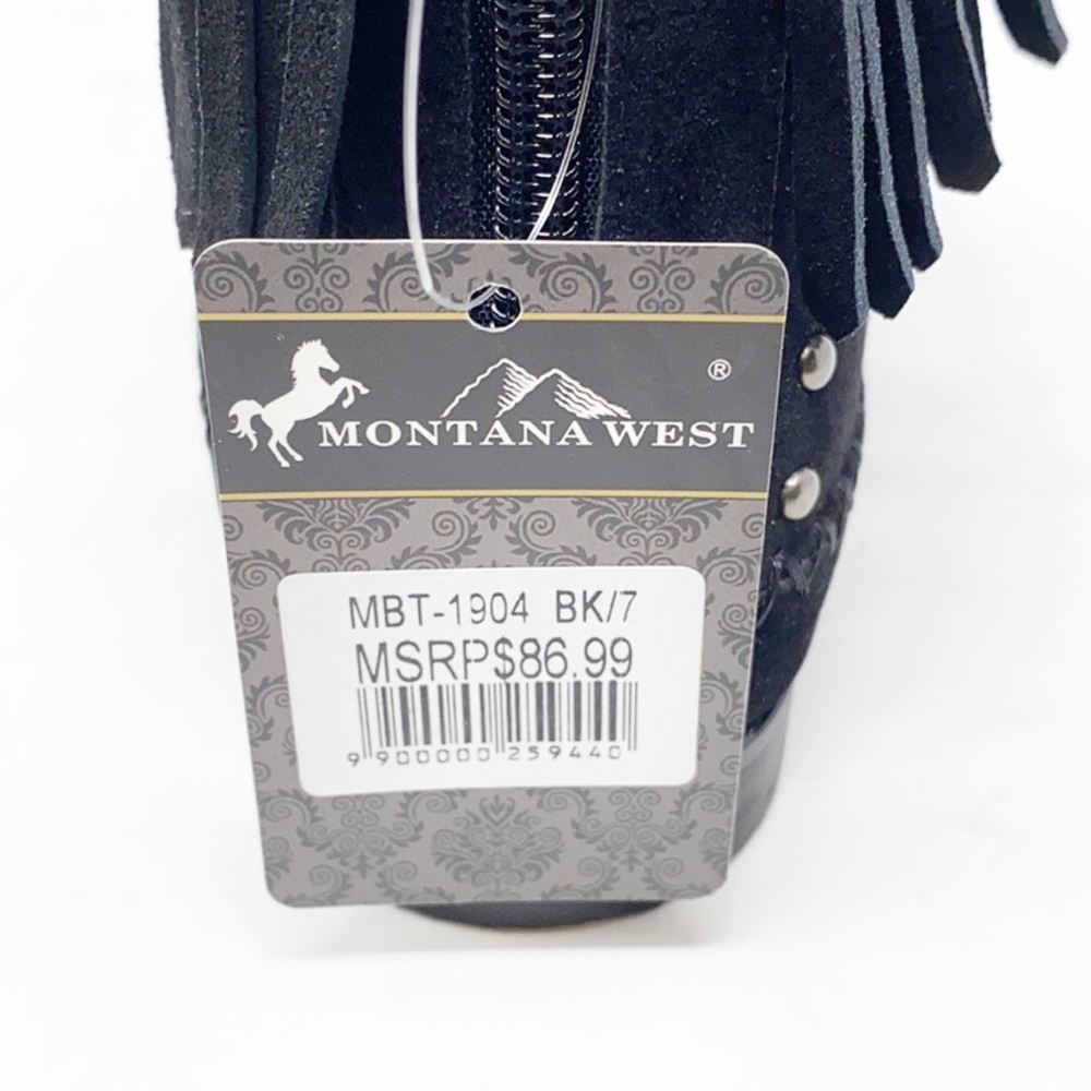 Montana West Western Booties Genuine Hair-On - Picture 10 of 14